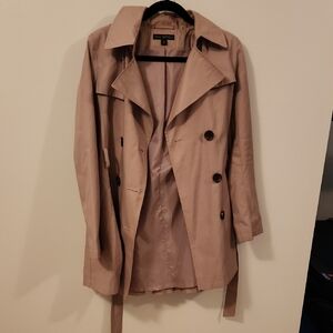 Via Spiga Tan Trench Coat